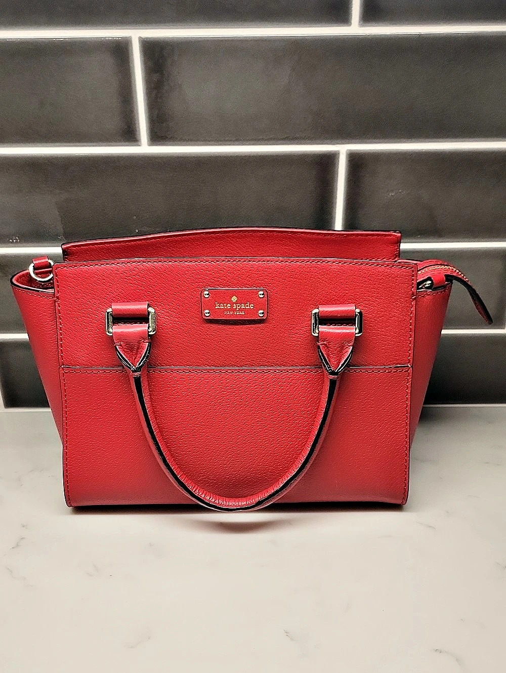 Kate Spade New York Red Satchel Like New